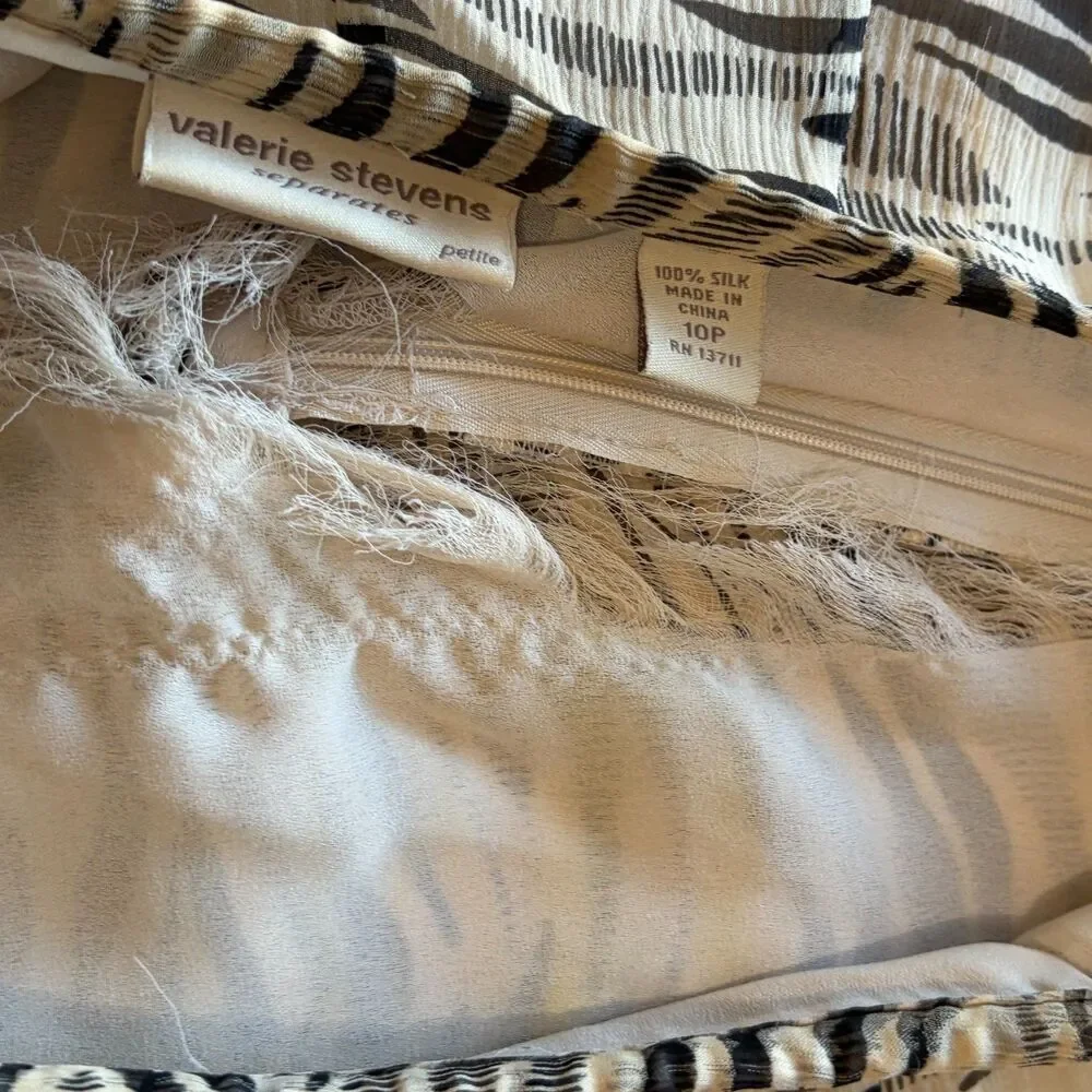 Valerie Stevens vintage silk